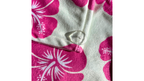 Microfibre Hair Wrap - Hibiscus White