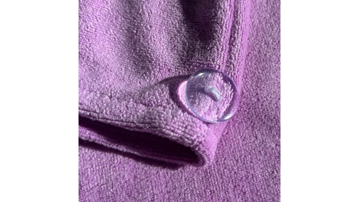 Microfibre Hair Wrap - Hibiscus Purple