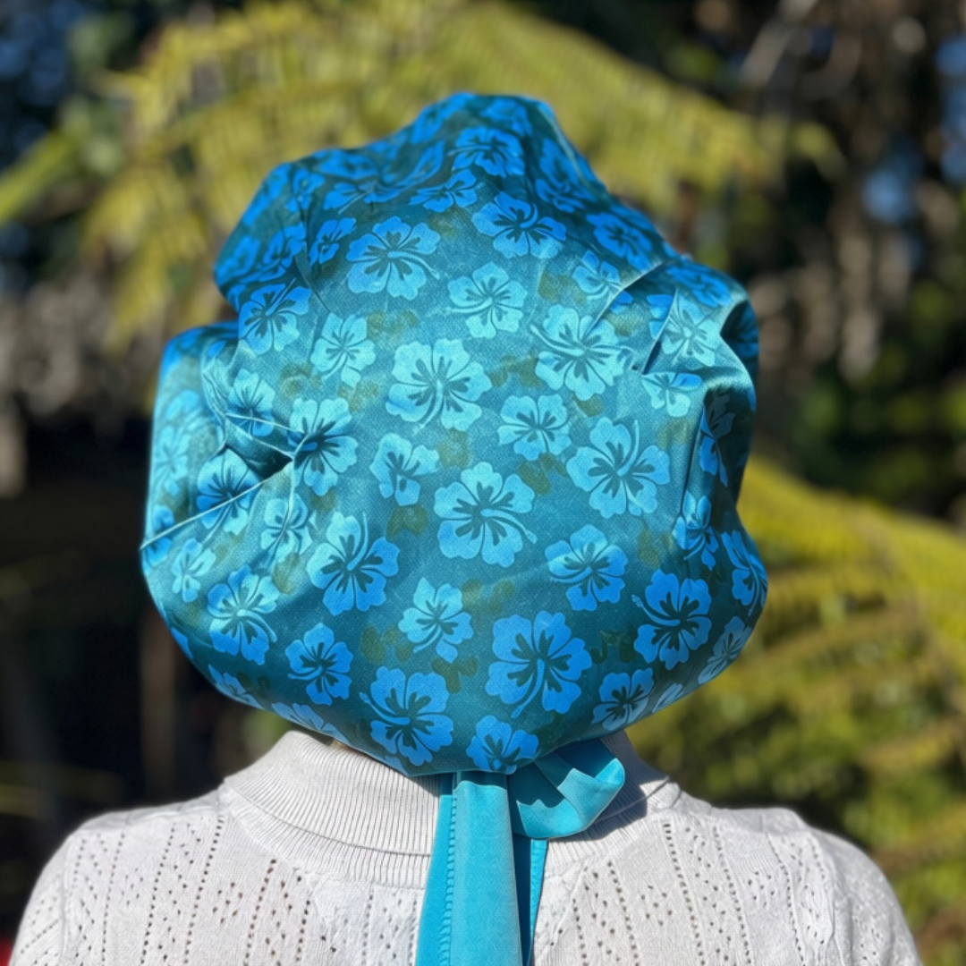 Satin Sleep Bonnet - Custom Blue